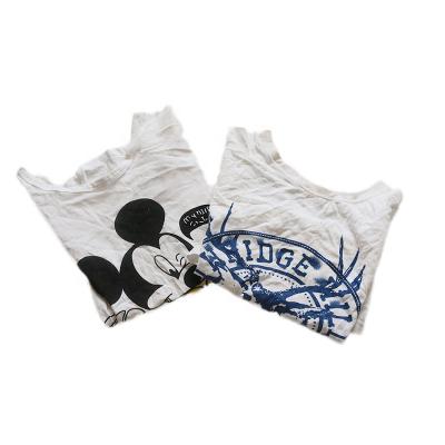 China Have strong oil and water absorbency cleaning products made of pure white T-shirt cotton fabric scraps rags are super absorbent for sale