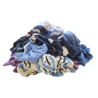 China Have Oil And Water Absorbency Strong Colored Second Hand Clothing Wiping Rags With Good Price for sale