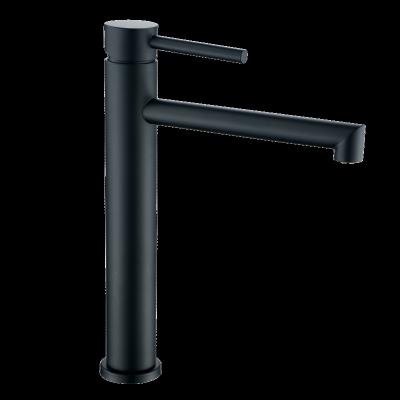 China Brass Faucet Metered Hot And Cold Basin Bathroom Faucets SHAOYE Black Waterfall Moden Faucet for sale