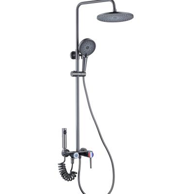 China With Slide Bar Factory Sale Faucet System Widely Used Bathroom Rain Shower Set Various for sale