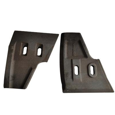 China Building Material Stores Spare Parts For BHS Concrete Mixer Side Blade for sale