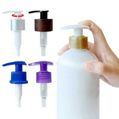 China Non Spill Yuyao White Black Left Right Lock Liquid Soap Plastic Lotion Dispenser Pump For Cosmetic Empty Lotion Bottle for sale