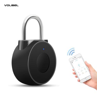 China Alloy+ Steell Aluminum Stainless Blue Tooth APP Pad Lock With Waterproof Remote Share IOS/Android APP Keyless for sale