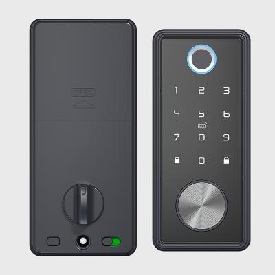 China TTLock/Tuya 2021Smart Electric Keyless Lock Deadbolt Touch Screen Keypads With Blue Tooth 60-70mm for sale