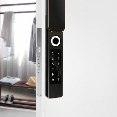 China Zinc alloy waterproof biometric door lock wifi door with TTlock gateway for sale