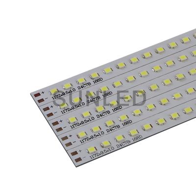 China Rigid Garden SMD 2835 SMD 5050 LED Aluminum Strip AC220v LED Strip PCB Light Board for sale