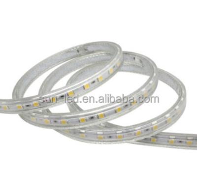 China Warehouse 3014 2835 5630 5730 5050 Floodlight 110 Volt IP65 LED High Voltage Flexible Strip 220 for sale