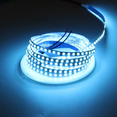 China Flexible Waterproof LANDSCAPE 2835 IP65 LED Strip Lights 5m RGB Led Strip 12v Water Light Ice Blue for sale