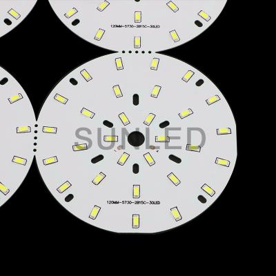 China Lighting whole sale dc12v 36leds round led pcb board square pcb board for sale