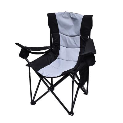 China Folding Chair Outdoor Comfortable Casual Camping Cotton Armrest Backrest More Portable Easy-carry Chair for sale