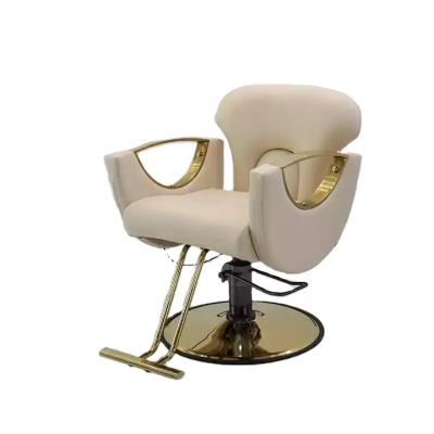 China Modern Wholesale Luxury Commercial Furniture Multifunctional Adjustable Chair Hairdresser Hair Chair Support Customization for sale