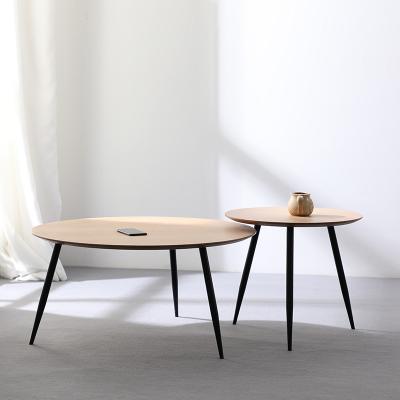 China Mini edge of small apartment modern Nordic living room coffee table small some small round iron modern simple art balcony table set for sale