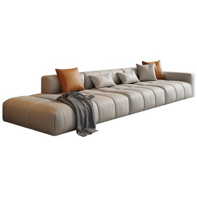 China High Quality Italian Minimalist Apartment Living Room Sofa Set Living Room Fabric Technology Modern Simple Nordic Creative Built-in Sofa Size Italian for sale