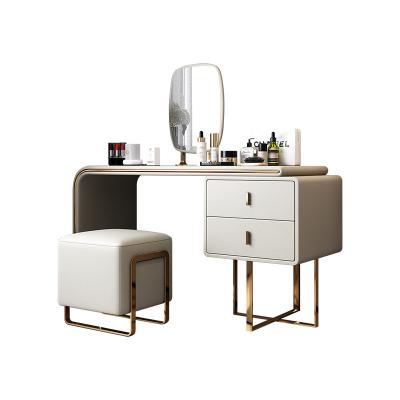 China Nordic bedroom (the other) dressing table new modern simple luxury light luxury adjustable makeup small table with makeup light table for sale