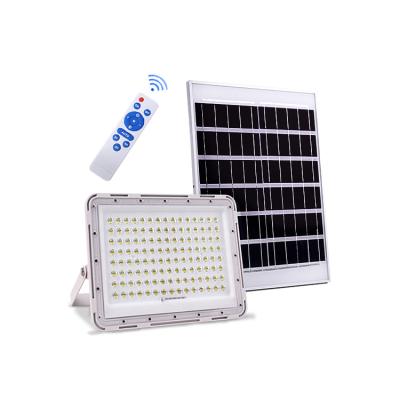 China Warehouse Die Casting IP65 Heavy Duty Solar Powered Aluminum Waterproof Outdoor Floodlight 60W Solar 150W 100W Led Flood Light for sale