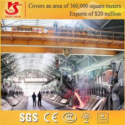 China QDY type double girder 50t 75t 100t 125t foundry overhead crane for sale