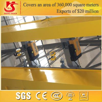 China QD model workshop use double girder 30 ton overhead crane for sale