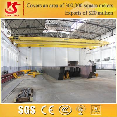 China Double girder steel factory used overhead radio control crane for sale