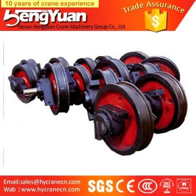 China OEM provided overhead travelling forged trolley crane wheel for sale