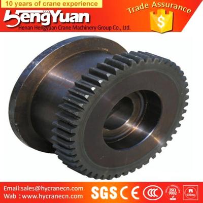 China Electric double girder forged bridge travelling crane bridge wheels for sale