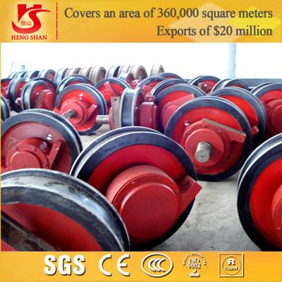 China Chinese manufactured forged heavy duty gantry crane wheels for sale