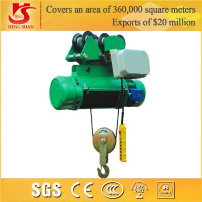 China Single and double speed wire rope industrial steel rope electric hoist for sale