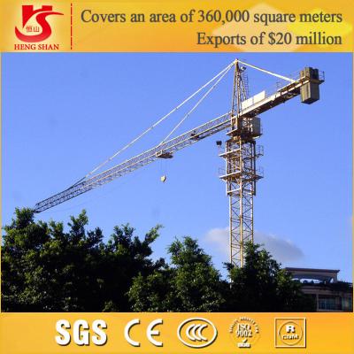 China QTZ125 HS5023 customized cantilever 10 ton tower crane for sale