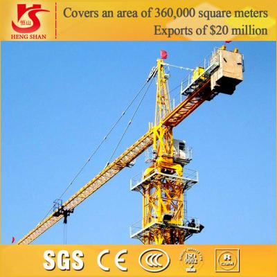 China QTZ80 series 5513 model self-ascending chinese tower crane for sale