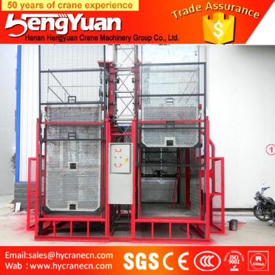 China SC100/100 Material Hoist/Building hoist/construction lifting hoist/cargo lift for sale