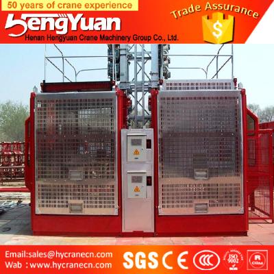 China Single Cage and Double Cages Construction cargo lift for sale