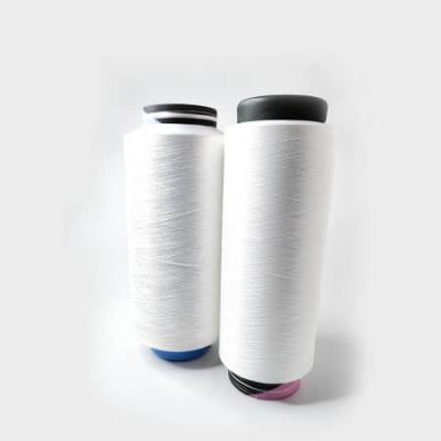 China Good Quality 75D/72F Solid Textile Polyester Sewing Thread Raw White Spun Lot for sale