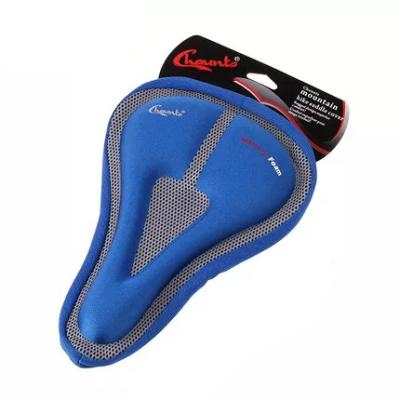 China CHAUNTS Memory Sponge 3D Bicycle Saddle Pad Durable Cycling Anti-Slip Breathable Soft Cover for sale