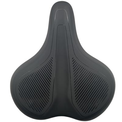 China Durable Comfort Leather Wide Seat Bike Bicycle Saddle Wholesale Bicycle Accessories for sale