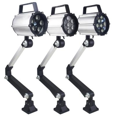 China Waterproof Snake Machine Work Lamp 24v Magnetic Flexible Arm Led Gooseneck Work Light For Tool Machine for sale