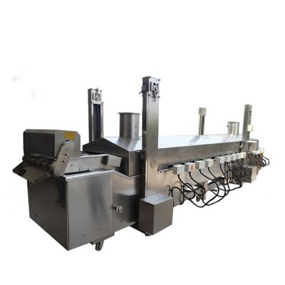 China food & Beverage Shops TCA Factory Supplier Peanuts Foods Frying Automatic Batch Fryer Peanuts Pork Skin High Sauteing Machine for sale