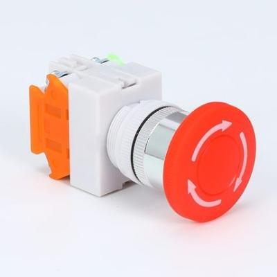 China 22mm Power Switch LAY37 Momentary Master Push Button Switch With LED Light Self-return LAY37-11DN (PBCY090) LAY37 Y090-11ZS for sale