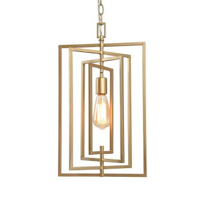 China Modern Pendant Light Rustic Chandelier Lantern Farmhouse Chandelier Gold Kitchen Light Fixture for sale