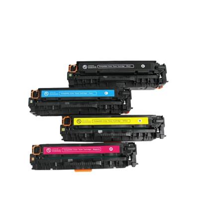 China CB540A COMPATIBLE color compatible toner cartridge for HP Coler pro CM1415fn/CM1415fnw/pro CP1525 for sale