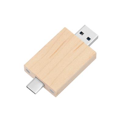 China Wooden Flash Drive USB3.0 High Speed ​​Wooden Pen Drive 64GB OEM Logo for sale