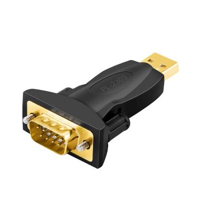 China Wholesale Industrial Communication Equipment USB to RS232 Adapter with PL2303 Chipset USB to Serial DB9 Converter for sale