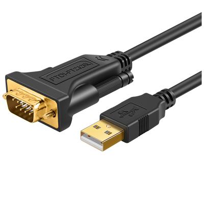 China CableCreation Modems USB to RS232 Adapter with FTDI Chip Gold Plated USB 2.0 RS232 to Serial Male DB9 Converter Cable for sale