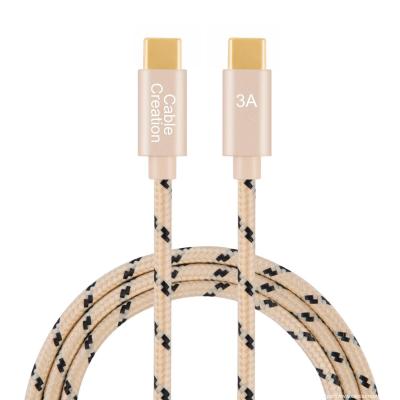 China 3A Fast Charging CableCreation USB C Charging Cable 60W 3A USB C Cable for sale