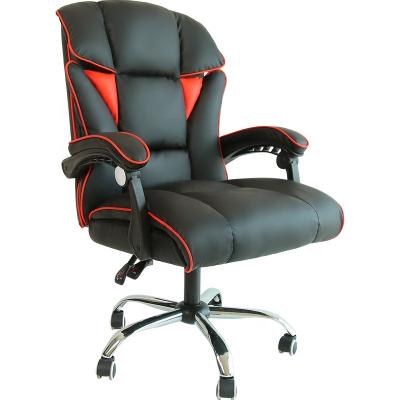 China Modern Leather Office Chair Use (Height) Contemporary Adjustable Double Cushion For Manager And Staff for sale