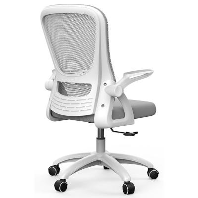 China Modern Mesh Flip-Up Middle Back Armrest Swivel Ergonomic Office Chair for sale