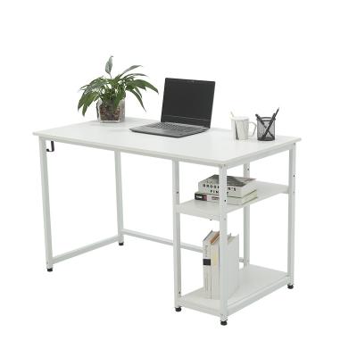 China Custom Modern Extendable Home White Office Table Living Room Style Metal Working Computer Desks Modern Computer Desk for sale