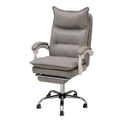 China Modern Ergonomic High Swivel Aftermarket Chairs With Footrest Fabric Comfortable Student Computer Hotel Chair for sale