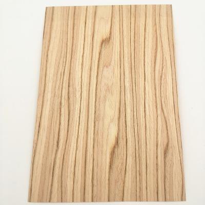 China Reconstituted Furniture Engineered Olive Wood Veneer Skateboard Furniture Floor Surface Decoration for sale