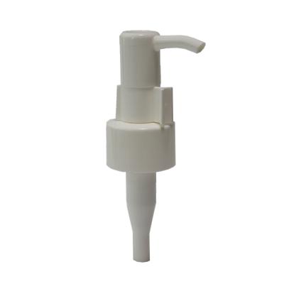 China Spill No 20 / 410 Customize PP Plastic Lotion Pump With Locked Clip In White for sale