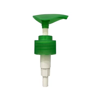 China Non Spill 24/410 Plastic Lotion Pump For Down Locked Screw Shampoo Bottle Pump for sale