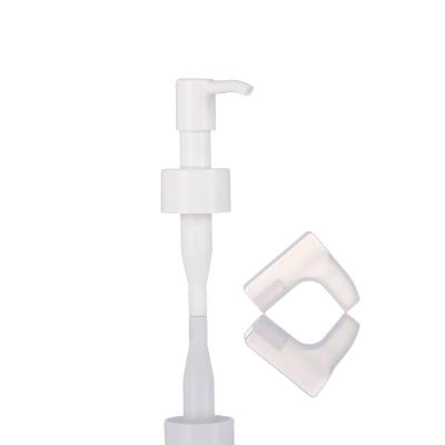 China Non Spill Top Quality Plastic PP 28/410 Lotion Pump With Clip Cap for sale